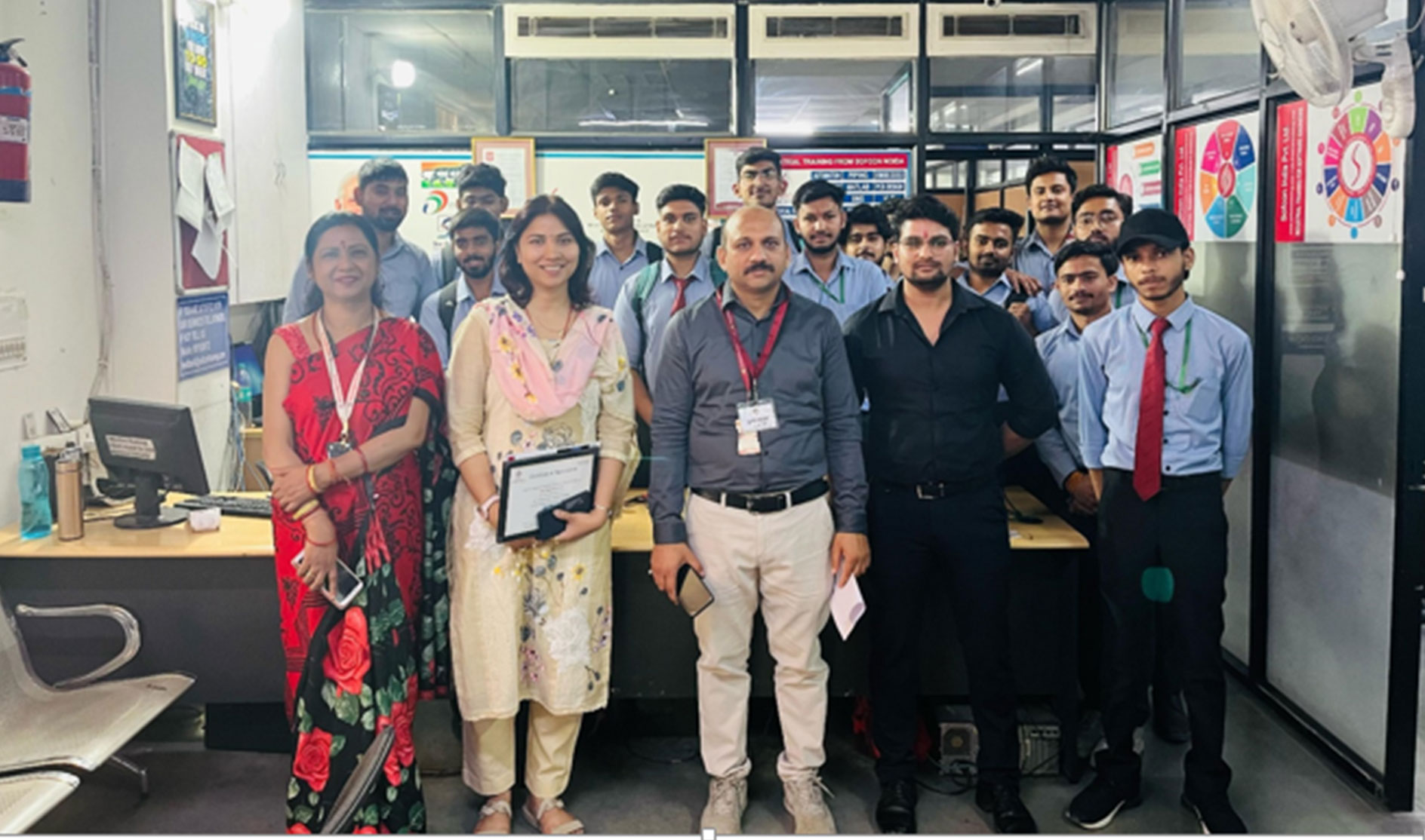 Industrial visit at Sofcon India Pvt. Ltd.